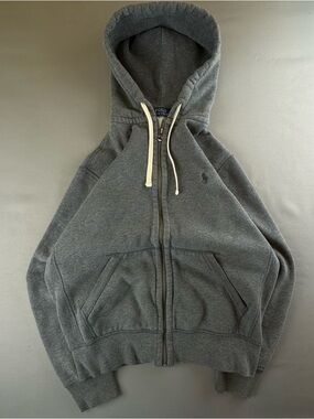 Polo by Ralph Lauren Dark Gray Full-Zip Hooded Sweatshirt